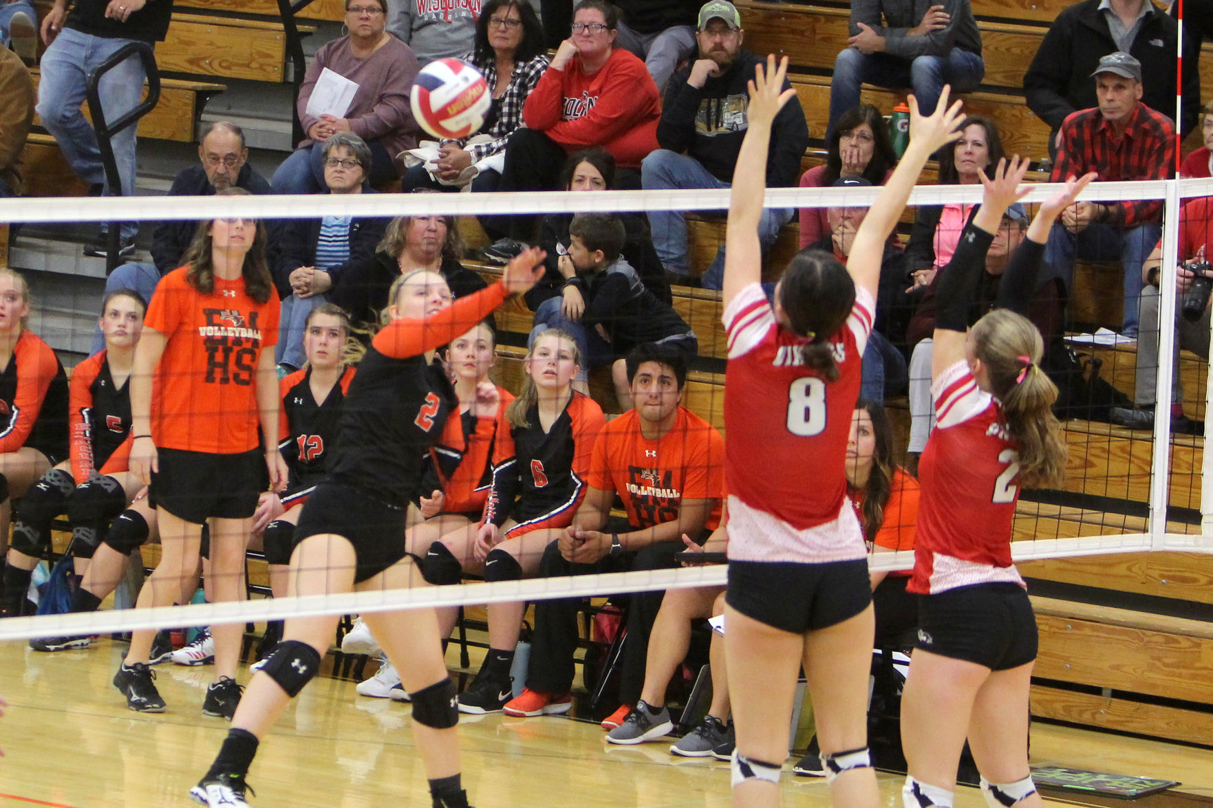 Colfax at Elk Mound volleyball 10-17-19